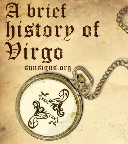 History of Virgo symbolism