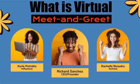 Virtual meet and greet ideas