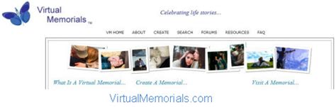 Creating virtual memorials