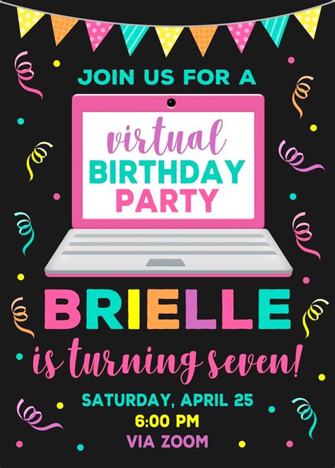 Virtual Party Invite Templates for Easy Guest Management