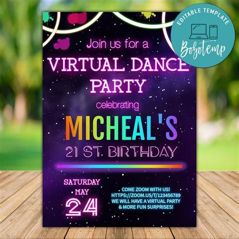 How to Choose the Right Virtual Party Invite Template