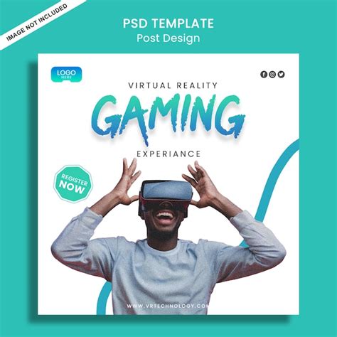 Virtual Reality Gaming Invitation Template