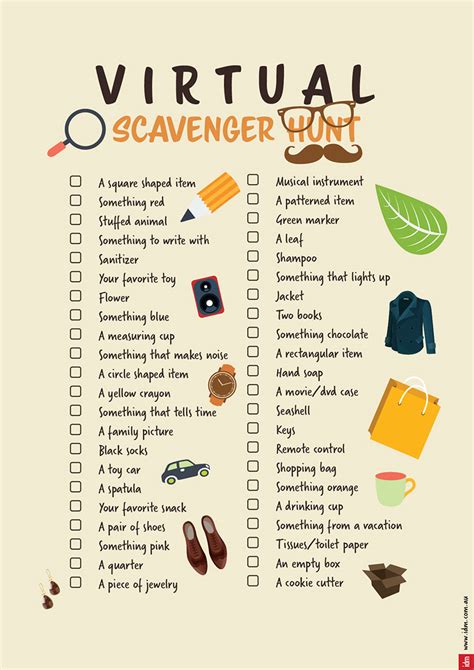 Virtual Scavenger Hunt Template