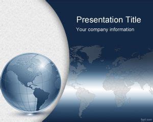 Virtual world PPT template