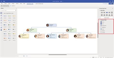 Visio Org Chart Template 8