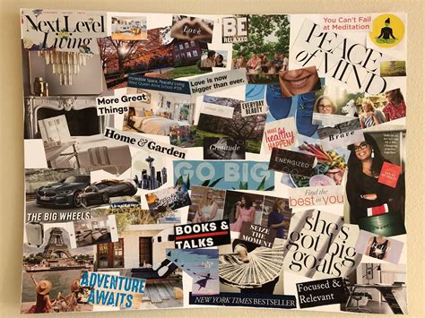 Vision board collage