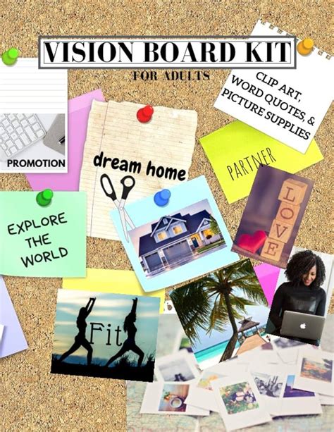 A person gathering materials for a vision board