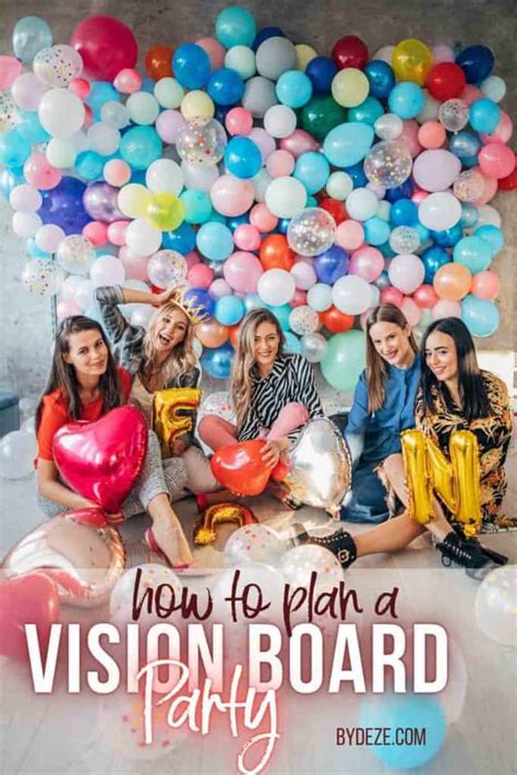 Hosting a vision board party can be a fun and creative way to set goals