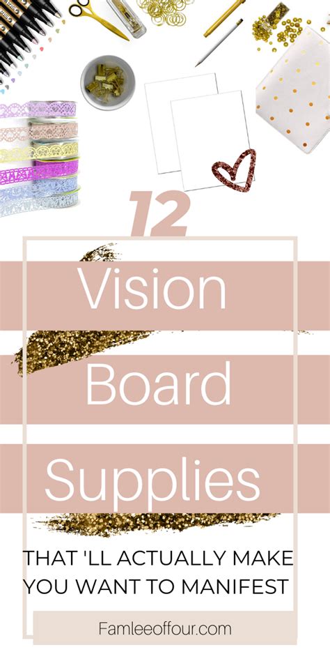 Vision Board Supplies