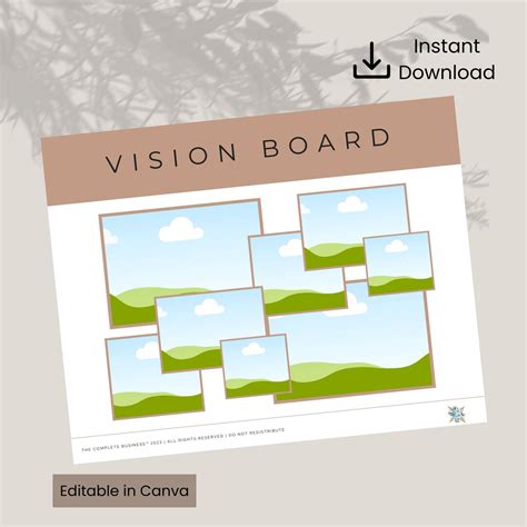 Vision Board Template 2