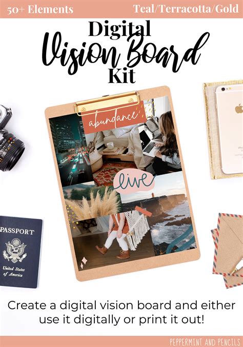 Goodnotes Vision Board Template