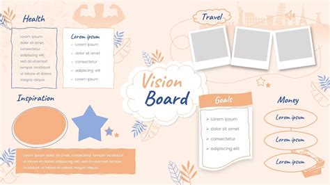 vision board template powerpoint motivation