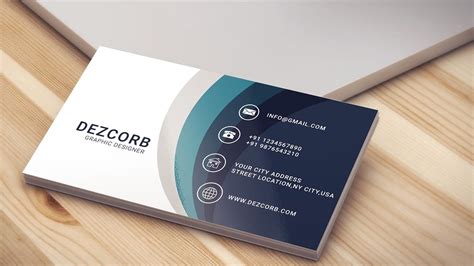 Vistaprint Business Card Template PSD Design Ideas