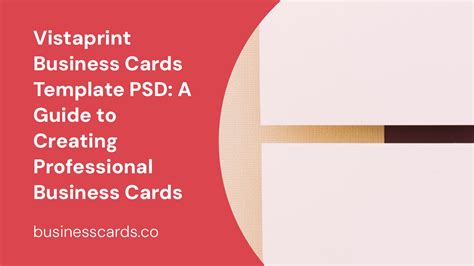 Benefits of using Vista Print business card templates