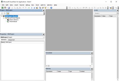 Visual Basic Editor Assignment