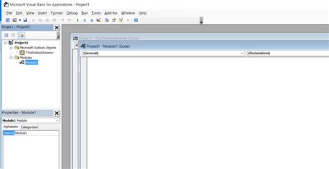 Using Visual Basic in Outlook