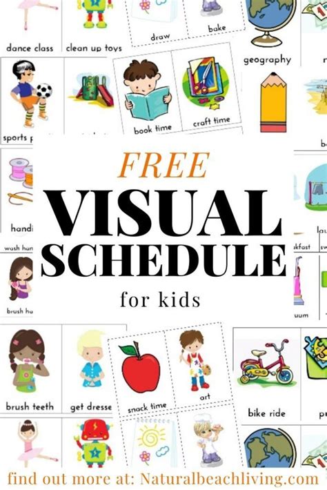 Visual Schedule Template for Kids