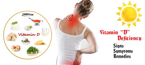 Vitamin D deficiency symptoms