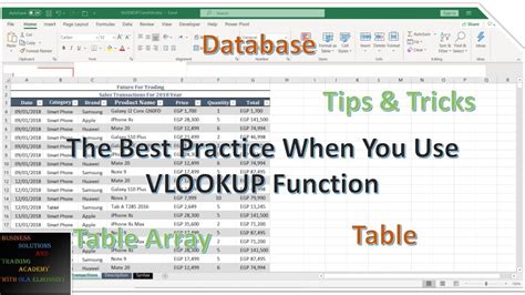 VLOOKUP function tips