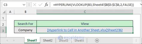 VLOOKUP and HYPERLINK Functions in Excel