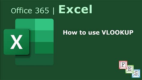 Vlookup in Excel 365