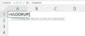 How Vlookup works