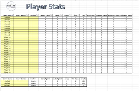 VLOOKUP player stats in Excel