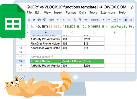 VLOOKUP Query Example