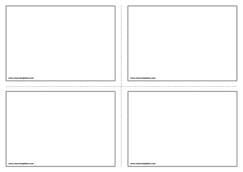 Vocabulary flashcard template