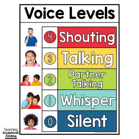 Voice Level Chart Ideas