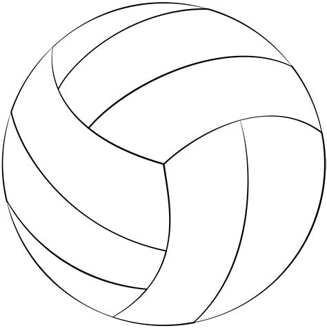 Volleyball Ball Template