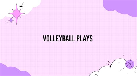 Volleyball Play Template