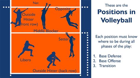 Volleyball positions