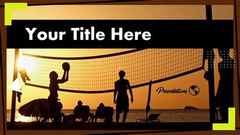 Volleyball PowerPoint Template