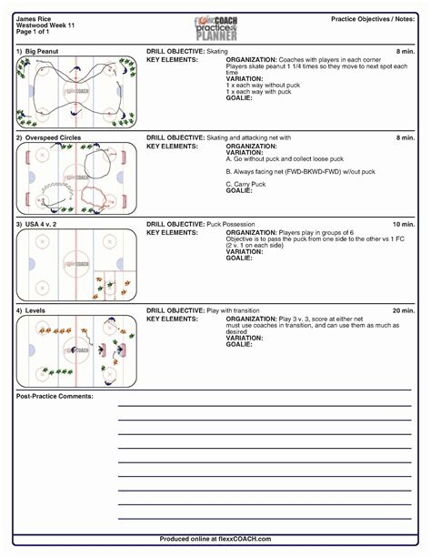 Volleyball Practice Plan Template