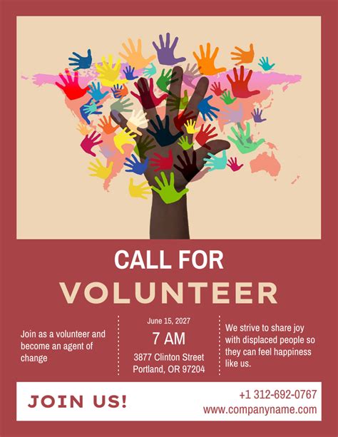 Volunteer Flyer Design