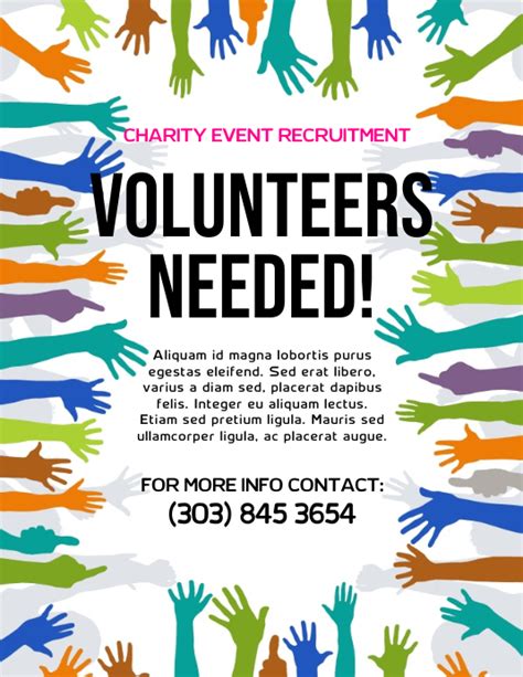 Volunteer Flyer Template