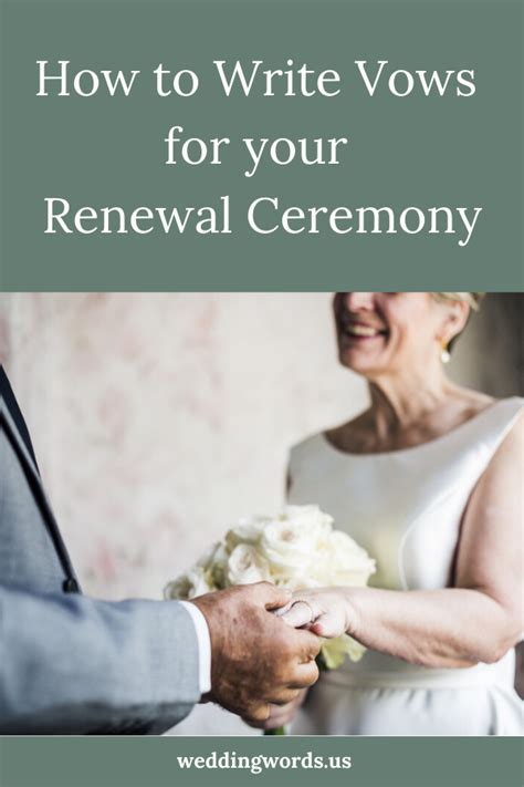 Vow Renewal Wording Ideas