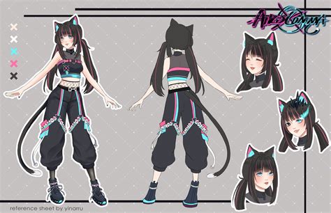 Vtuber Reference Sheet Template Example 10