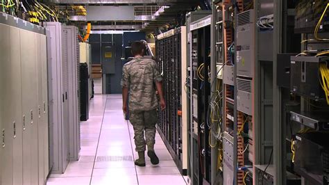 Cyber Transport Systems specialist in the Washington Air National Guard