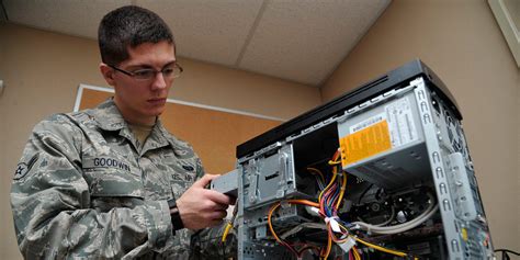 Cyber Transport Systems specialist in the Washington Air National Guard