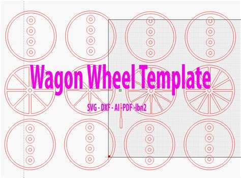 Wagon Wheel Template