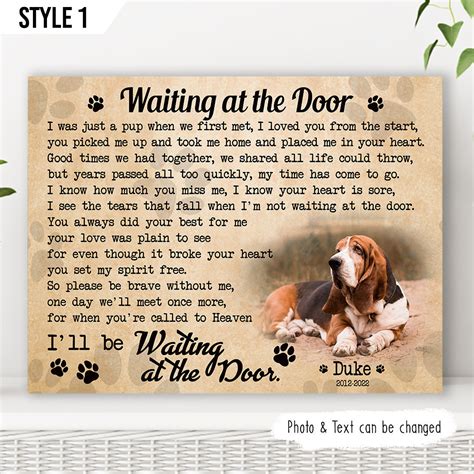 Heartwarming Waiting at the Door Dog Poems