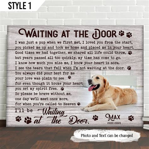 Impact of Waiting at the Door Dog Poems