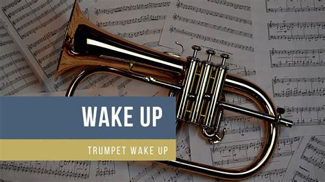 Trumpet call inspiring morning motivation