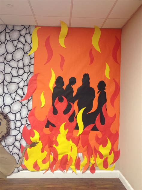 Wall Art Crafting with Fiery Furnace Template