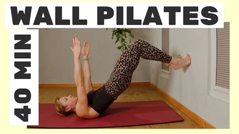 Wall Pilates for a stronger core