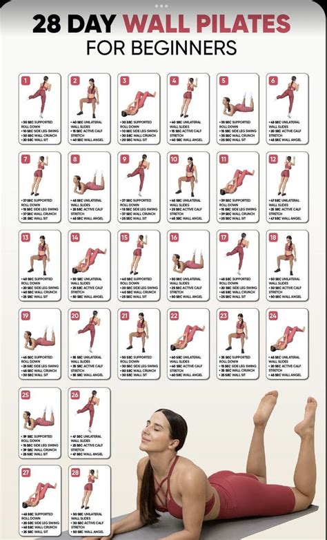 Wall Pilates routine 5