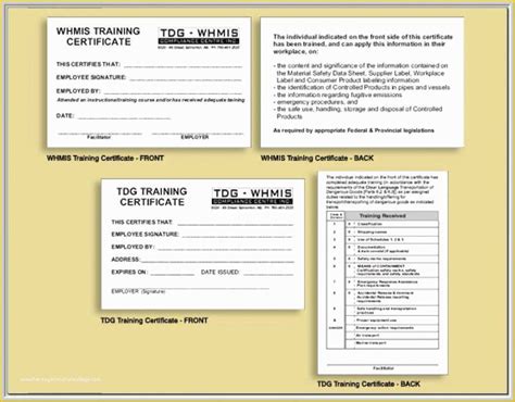 Wallet Certification Card Template PDF