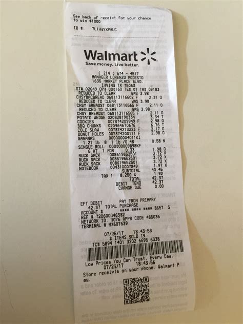 Walmart Receipt Template Image 7